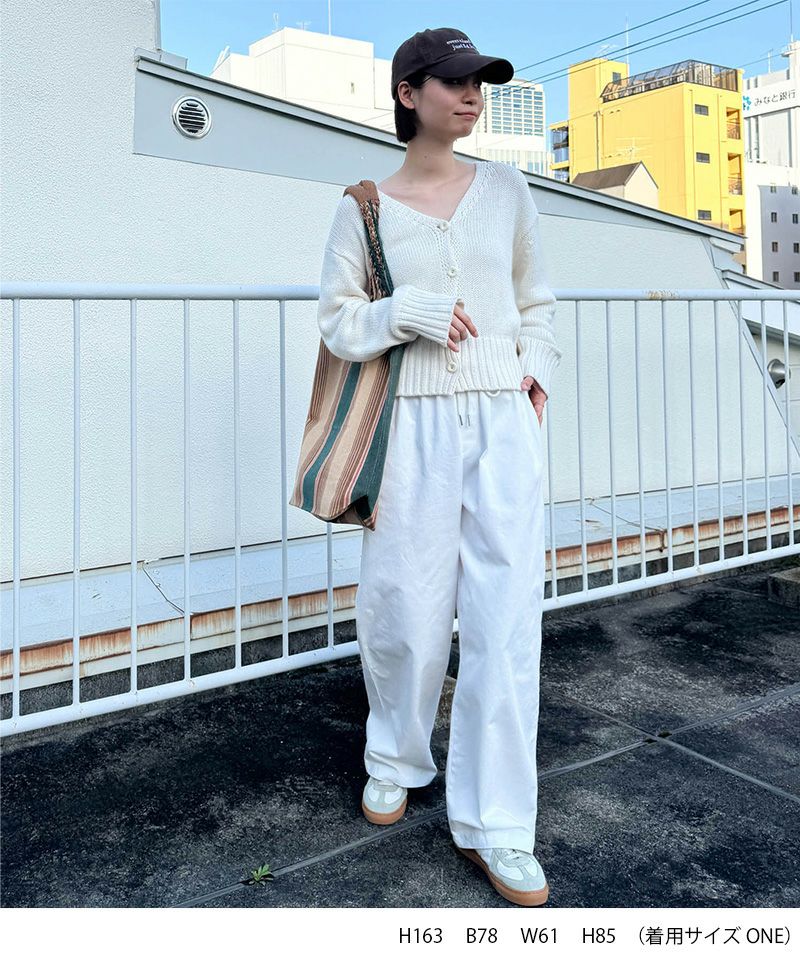 タイムセール44%OFF】El mar(エルマール)コットンVネックニット タイムセール44%OFF】El mar(エルマール)コットンVネックニット