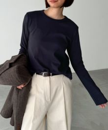 El marコットンストレッチロングTシャツ | CANAL JEAN（キャナル