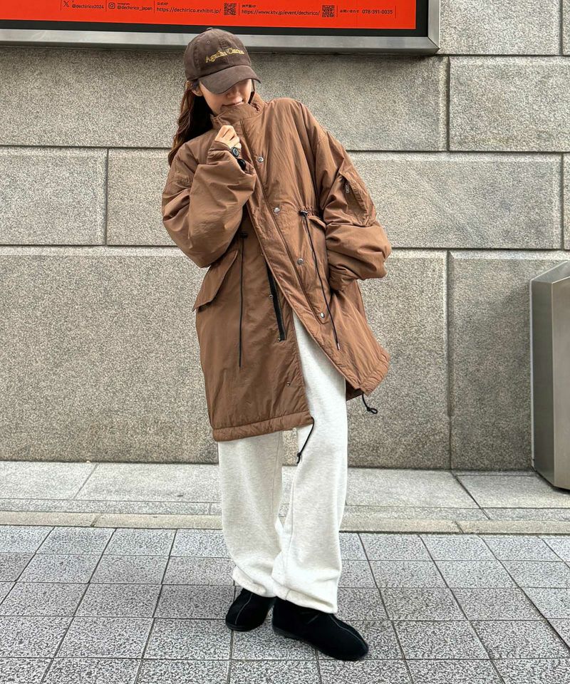 CANAL JEAN キャナルジーン モッズコート キルティング 短し アウター