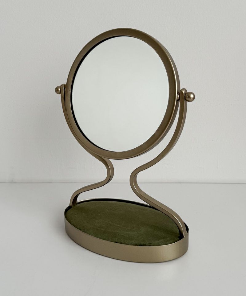 値下！スペイン製　トールペイント　大きめミラー No.15 POND WALL MIRROR / SIZE 170×280 | doro ON