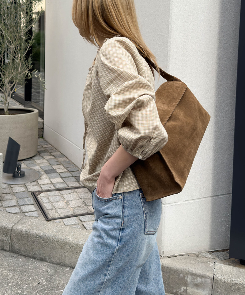 diggityスウェードフラップショルダーバッグ | CANAL JEAN（キャナル  