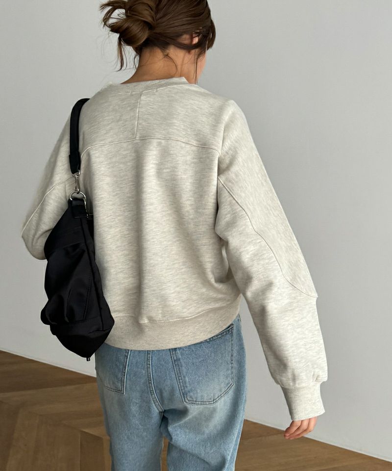 タイムセール34%OFF】El marコンパクト裏毛クルーネック