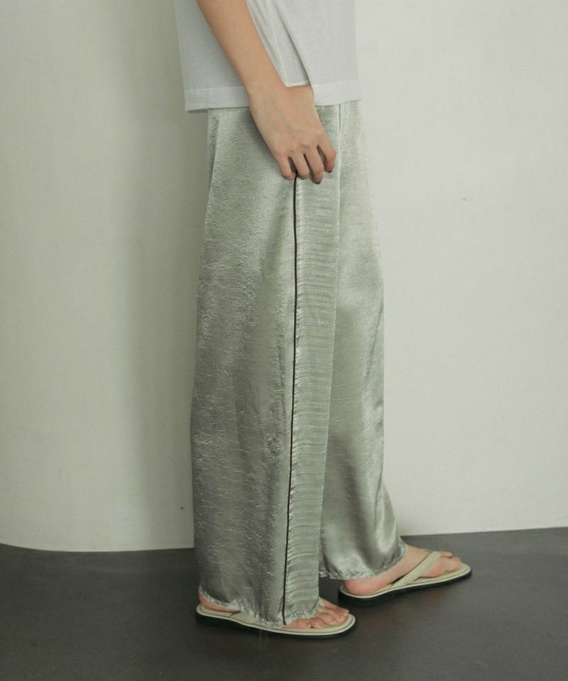 anukePiping Satin Pants パイピングサテンパンツ/62510704
