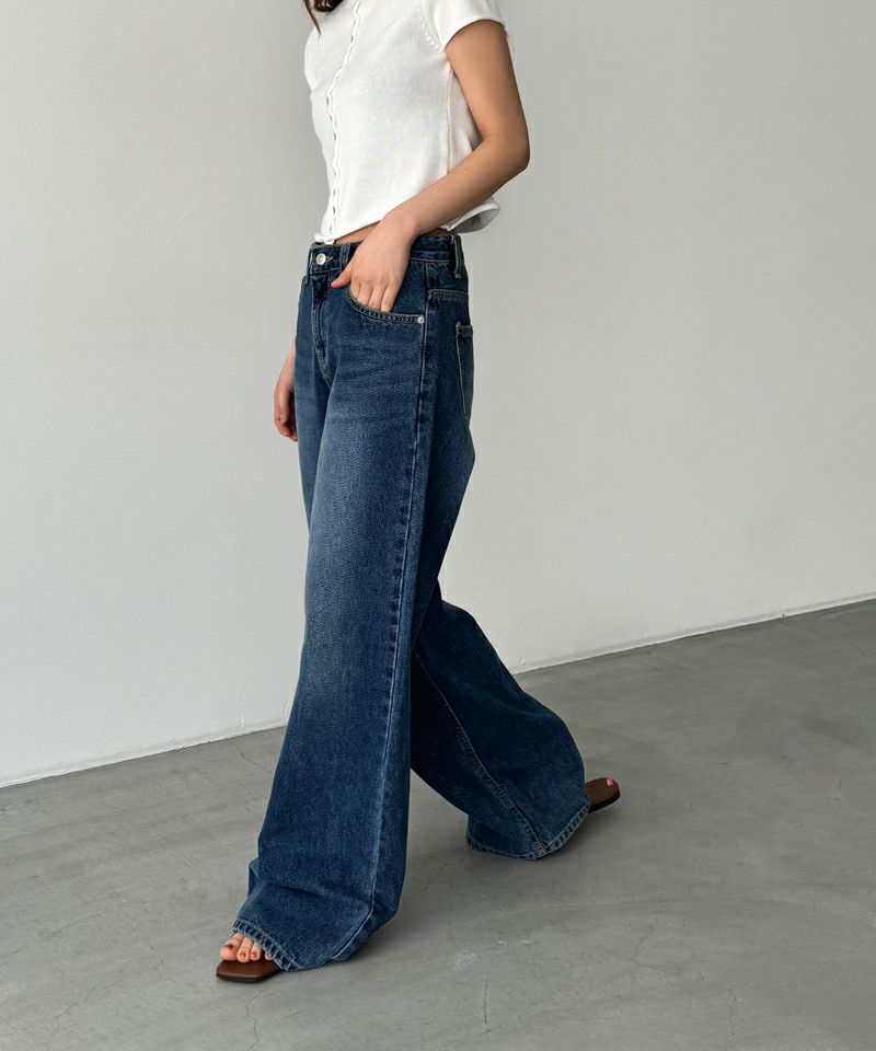 CANALJEAN♡ El mar ボタンダウンデニムルーズシャツ レディース