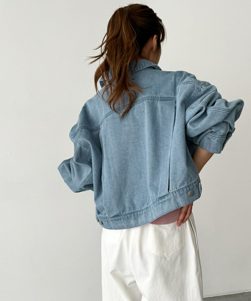 RED CHOP WORKS バルーンスリーブデニムジャケット CANAL JEAN｜RED CHOP WORKS バルーンスリーブデニムジャケット