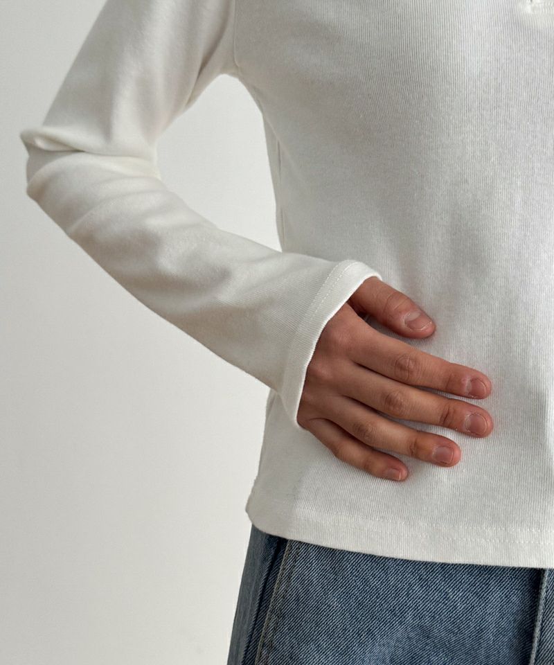 HARINGヴィンテージコットンヘンリーロングTシャツ | CANAL JEAN HARINGヴィンテージコットンヘンリーロングTシャツ | CANAL JEAN