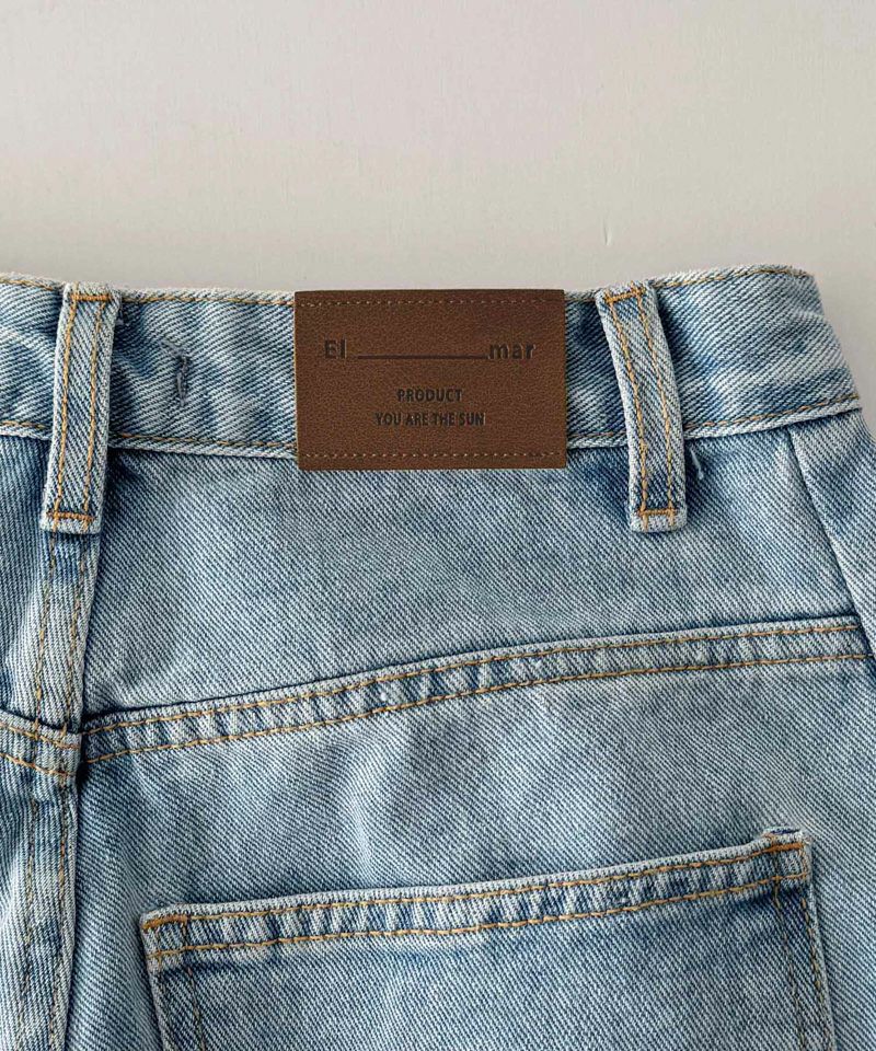 CANAL JEAN 今季カーブデニムパンツ エルマールM バレルライトブルー