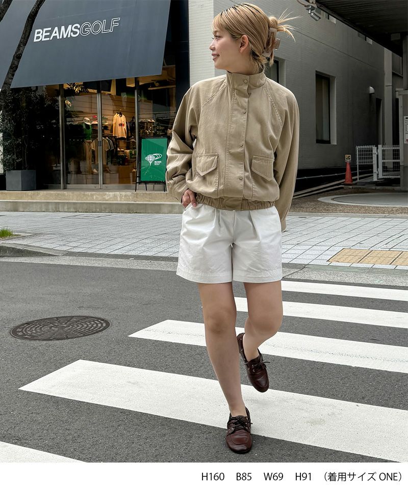タイムセール22%OFF】El marコットンスタンドカラーブルゾン