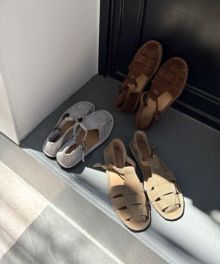 uni's room■4color スエードシーアネモネサンダル SS-SS25-85 El marスエードグルカサンダル | CANAL JEAN(キャナルジーン