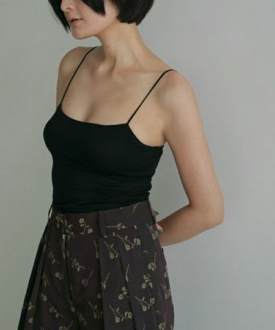 Factory: Shimmer Linen-blend Shell Tank Top For Women