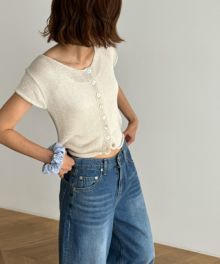 El mar半袖サマーニットカーディガン | CANAL JEAN（キャナル