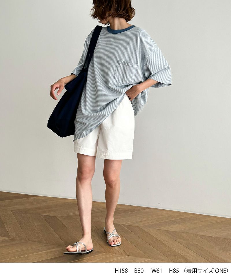 Lakey ParkリンガーボーダーオーバーTシャツ | CANAL JEAN