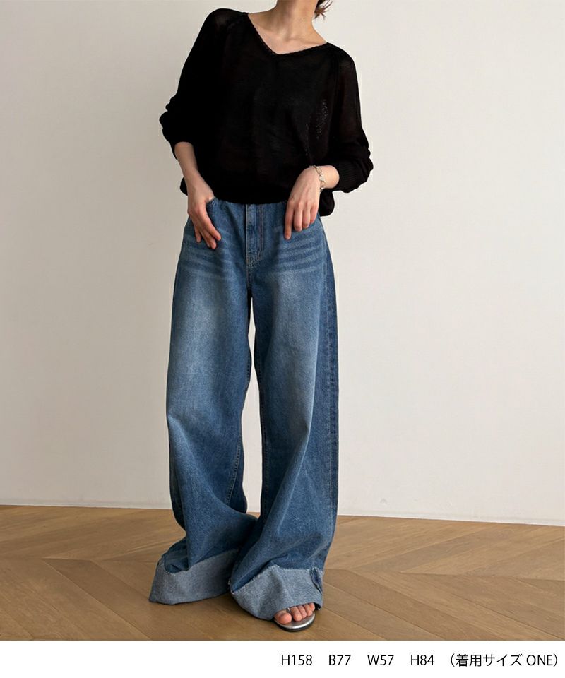 canal jean El mar フェザーハーフジップニット canal jean El mar フェザーハーフジップニット