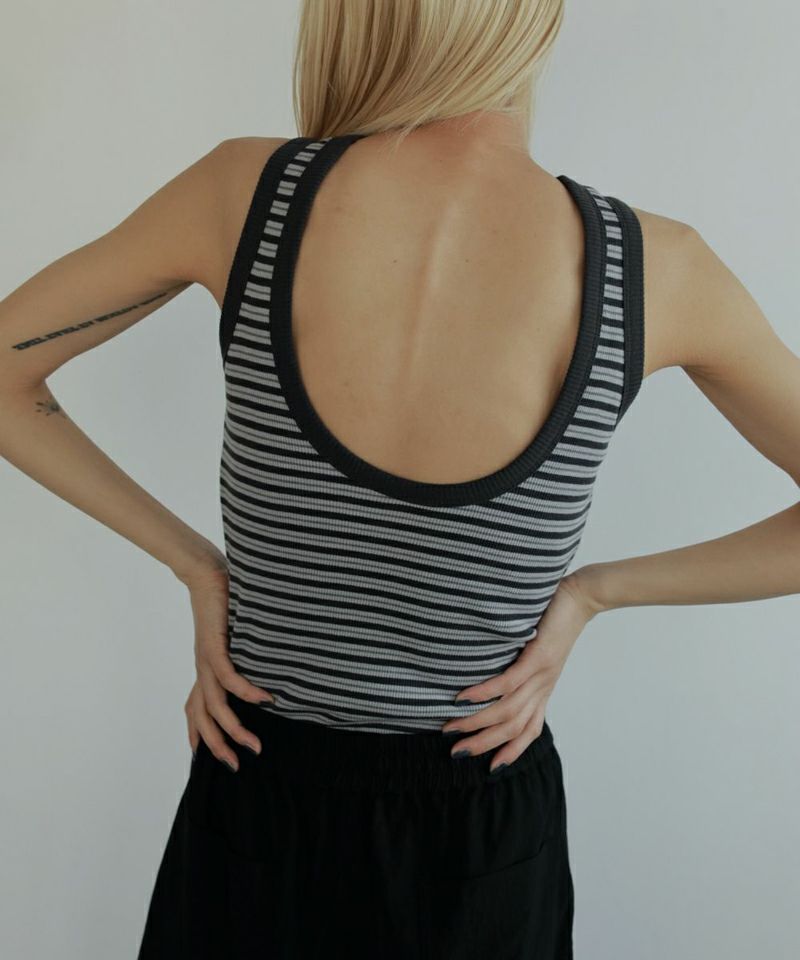 anukeBorder Rib Tank ボーダーリブタンク/62510632 | CANAL