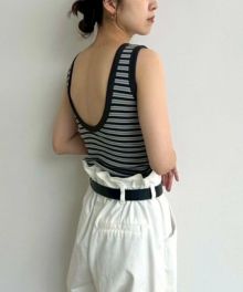 linkable リンカブル　タグフレアロンT ボーダー LINKABLE リンカブル フレアタグTシャツ(ボーダー) - メルカリ