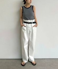 anukeBorder Rib Tank ボーダーリブタンク/62510632 | CANAL