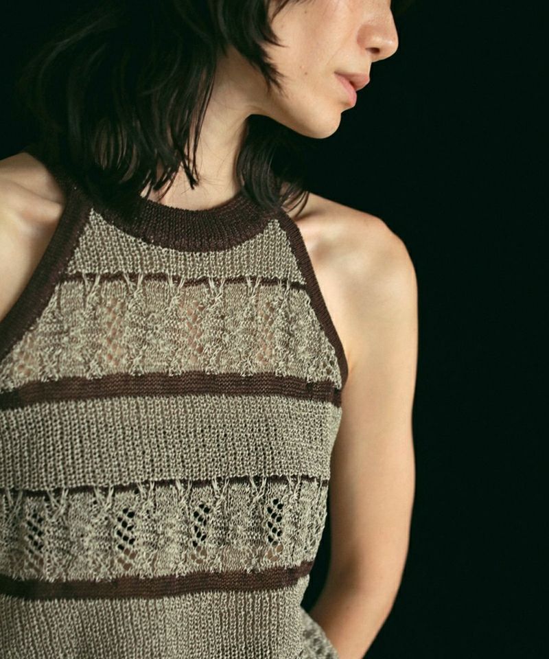 anukeBorder Knit Tanktop ボーダーニットタンクトップ/62510515