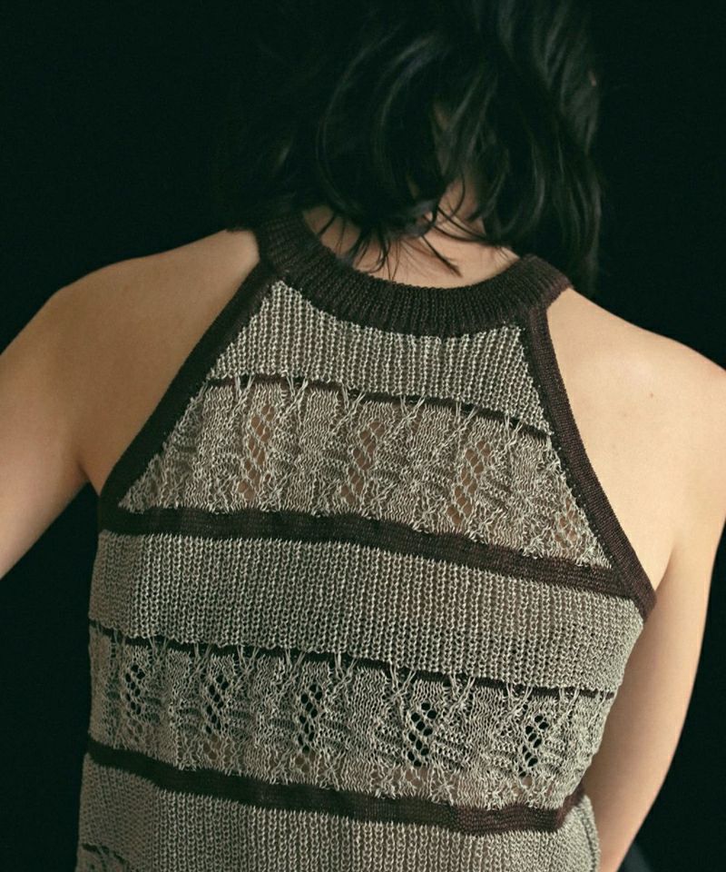 anukeBorder Knit Tanktop ボーダーニットタンクトップ/62510515