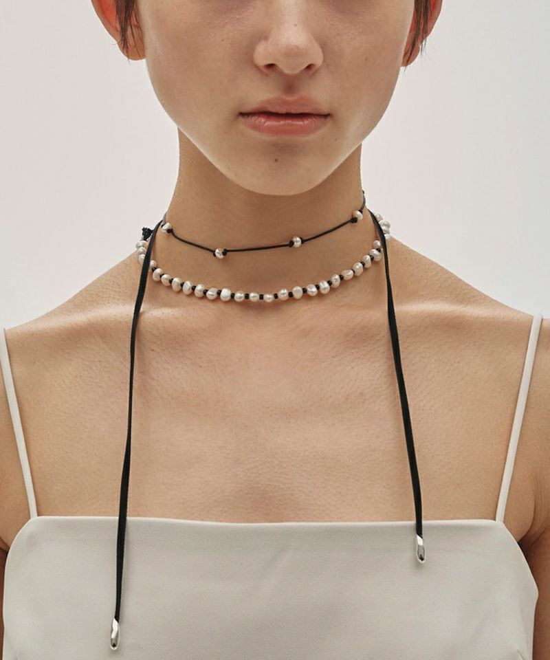 TODAYFULPearl Ribbon Choker パールリボンチョーカー/12510909