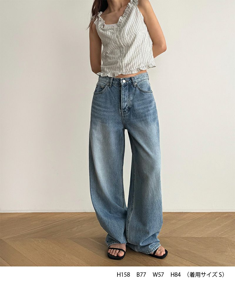 上品コーデはコレで安心！ El marハイライズルーズデニムパンツ | CANAL JEAN（キャナル パンツ