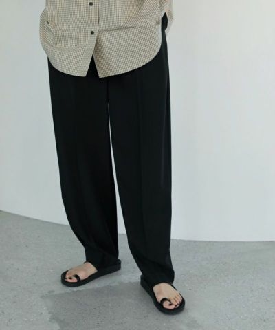anukeGeorgette Cocoon Pants ジョーゼットコクーンパンツ