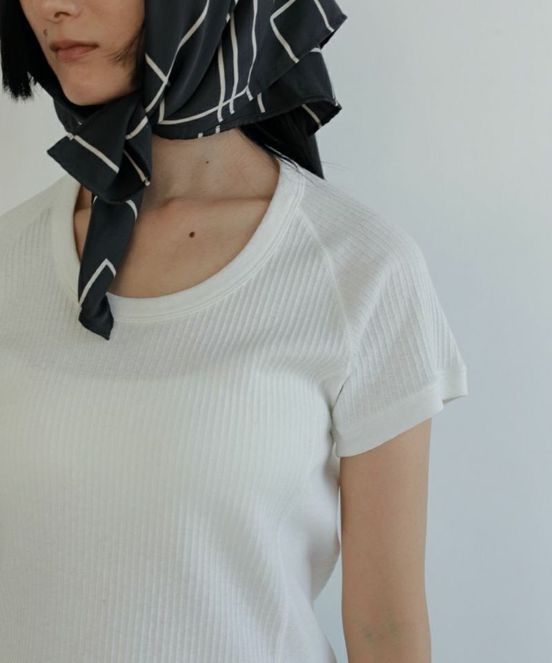 トップス RENE REZARD 36 rienda | バストギャザーデザインレースカットトップス (Tシャツ