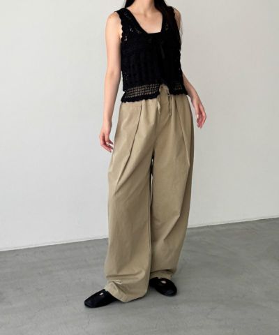 キャナルジーン カーゴパンツ SEQUENZ 90s UTILITY CARGO SWEAT PANTS / ロゴ 刺繍 カーゴ