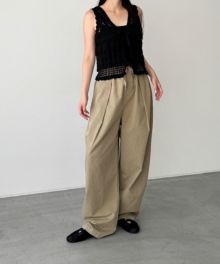 今季完売CANAL JEAN ダークブラウン ワイドパンツ ベルト付き 楽天市場】【期間限定：3,410円→1,990円！】 さらてろ ワイド