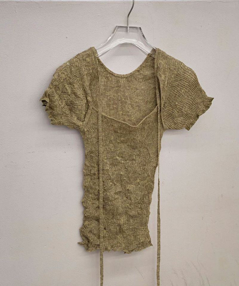 TODAYFUL2way Sheer Knittops 2wayシアーニットトップス