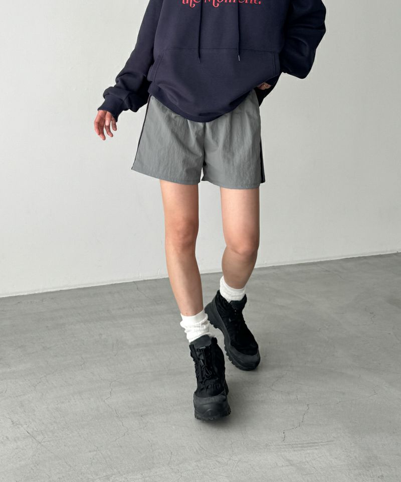 Lakey Parkサイドラインナイロンショートパンツ | CANAL JEAN