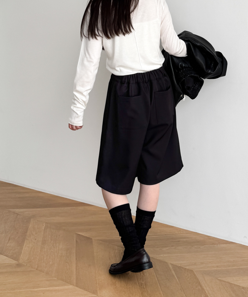 El marシングルタックハーフパンツ | CANAL JEAN（キャナルジーン