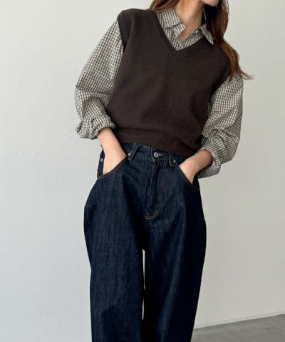 （美品）CANAL JEAN キルティングライナー 美品）CANAL JEAN キルティングライナー