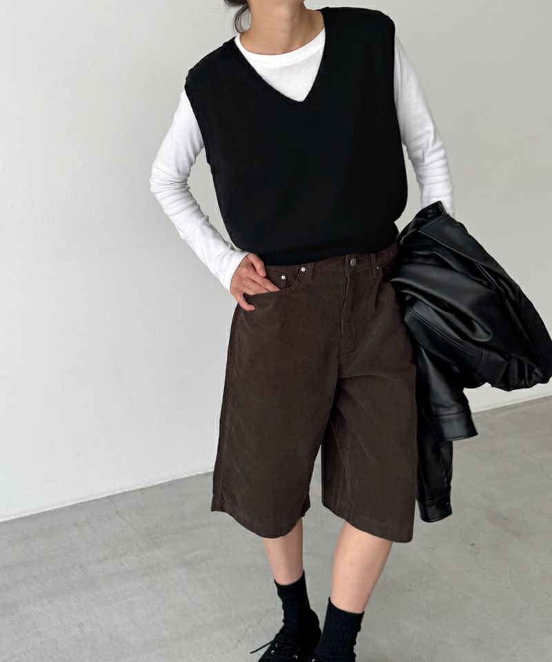 アンドエー ベスト Vネック ミドル丈 カシミヤ混 38 M 黒 ブラック Vネックベスト(Mサイズ グレー系): レディース｜メーカーズシャツ鎌倉