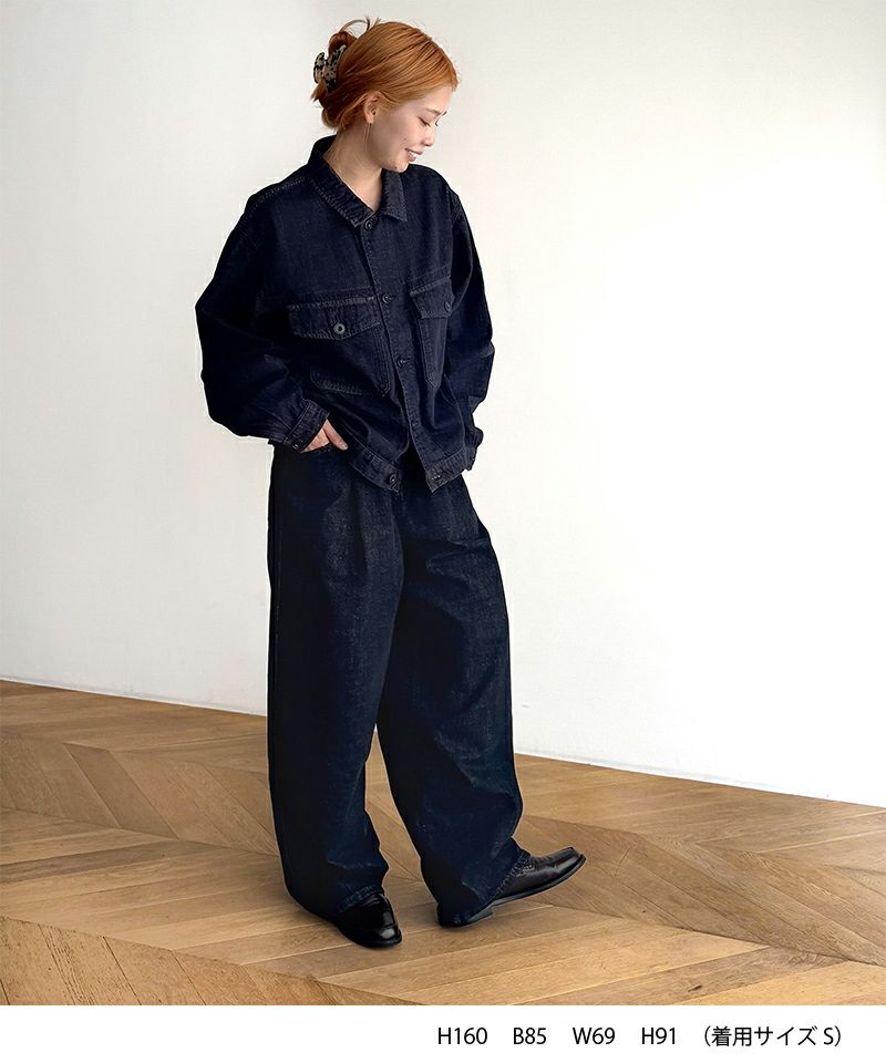 arc×CANAL JEAN デニムタックパンツ arc×CANAL JEAN デニムタックパンツ