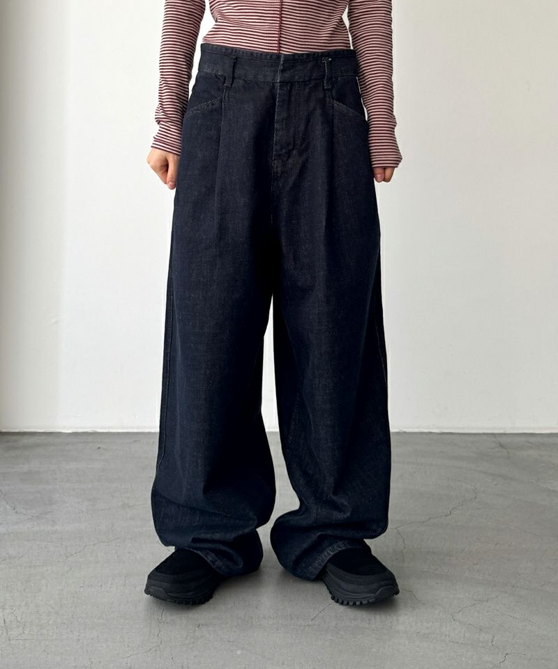 arc×CANAL JEAN デニムタックパンツ arc×CANAL JEAN デニムタックパンツ