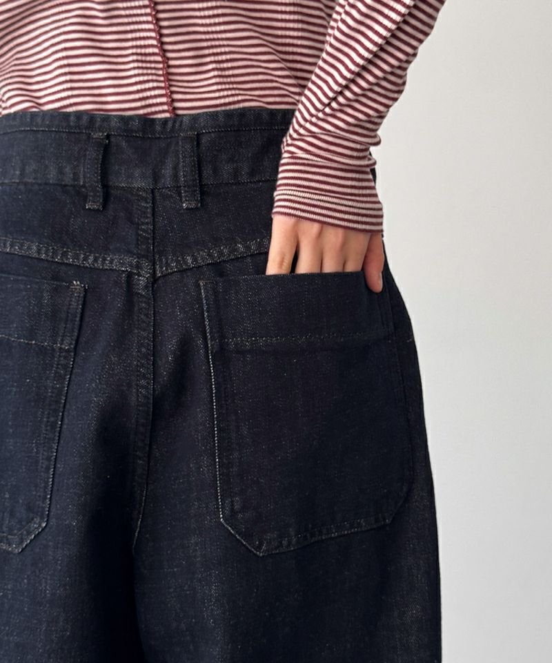 CANAL JEAN 新品　タグ付き choice_cnlタックワイドスラックスパンツ | CANAL JEAN