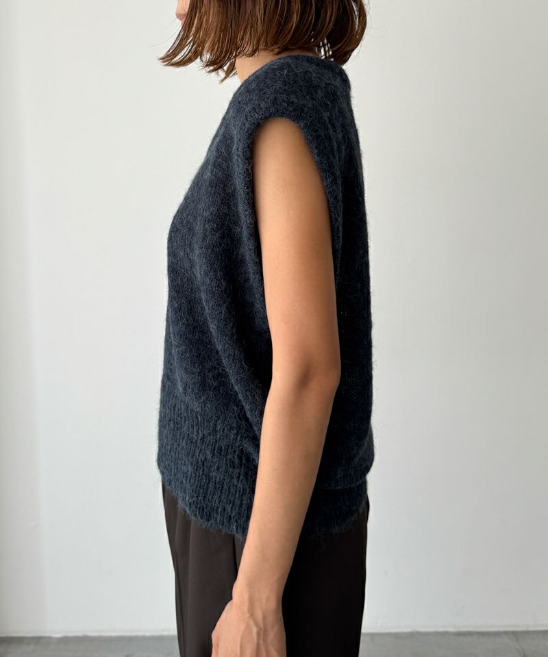 El marアルパカ混Vニットベスト | CANAL JEAN（キャナルジーン）公式