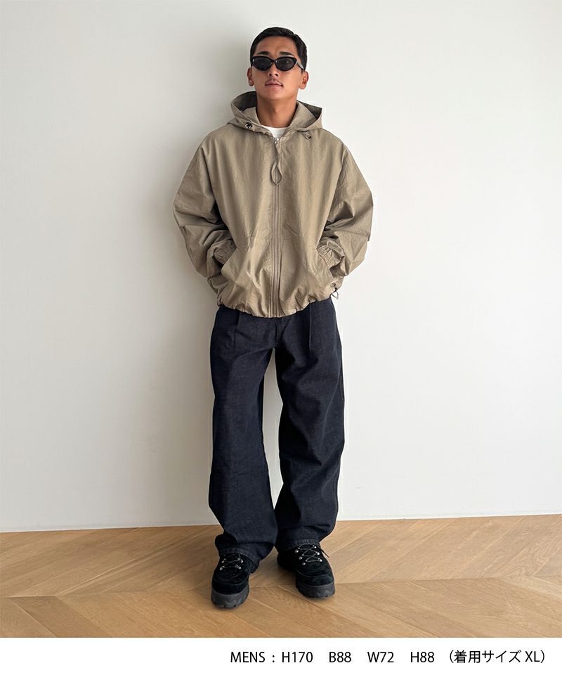 CANAL JEAN ソフトニットラグランZIPパーカー CANAL JEAN ソフトニットラグランZIPパーカー