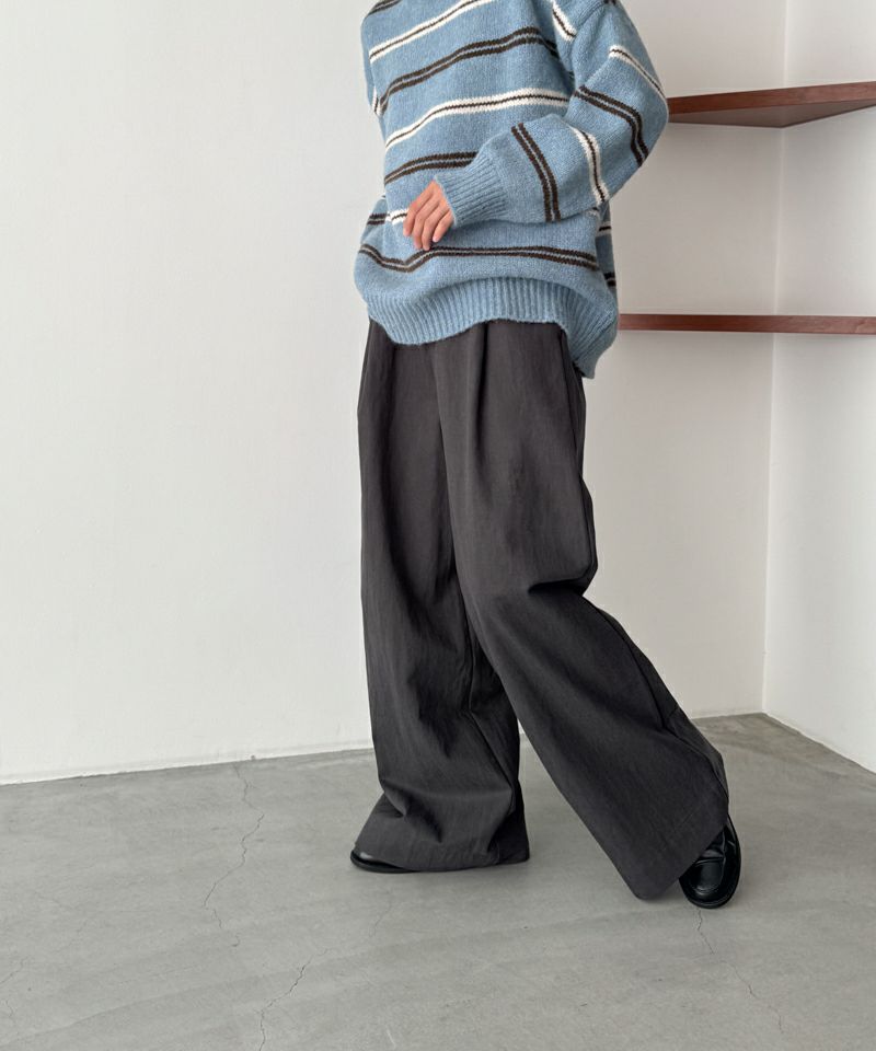 タイムセール10%OFF】El marヘビーコットンタックパンツ | CANAL JEAN