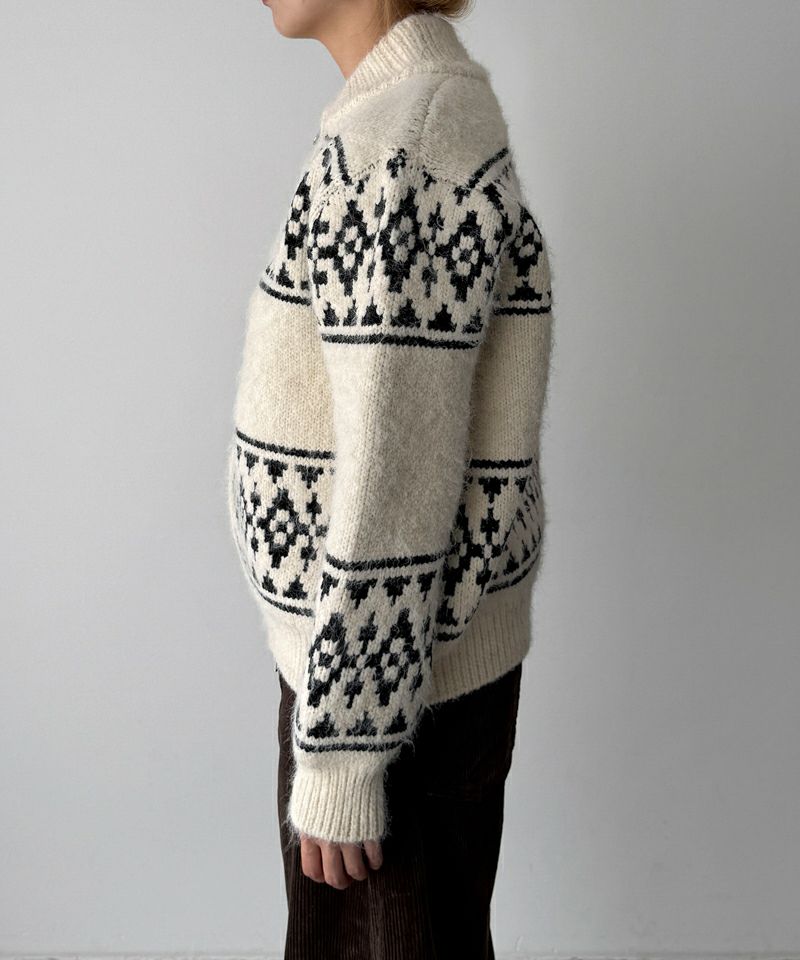 El marノルディックジップカーディガン | CANAL JEAN（キャナルジーン