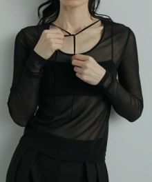 anuke2way Sheer Tops 2wayシアートップス/62520609 | CANAL