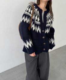 El marノルディックニットカーディガン | CANAL JEAN（キャナルジーン