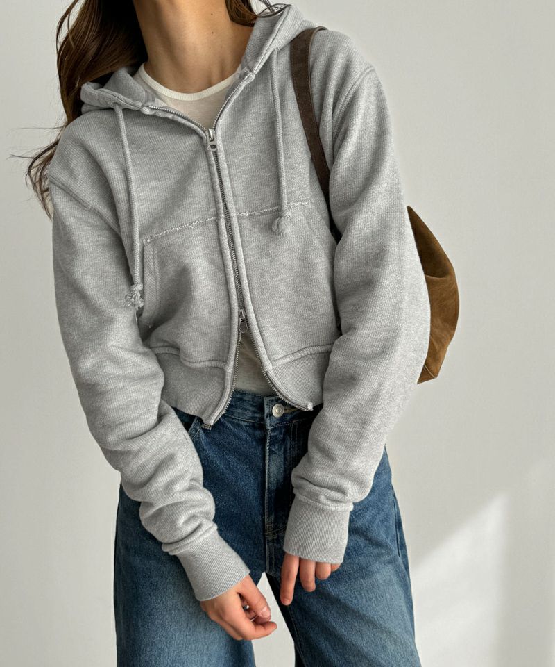 タイムセール10%OFF】HARING裏毛コンパクトパーカー | CANAL JEAN