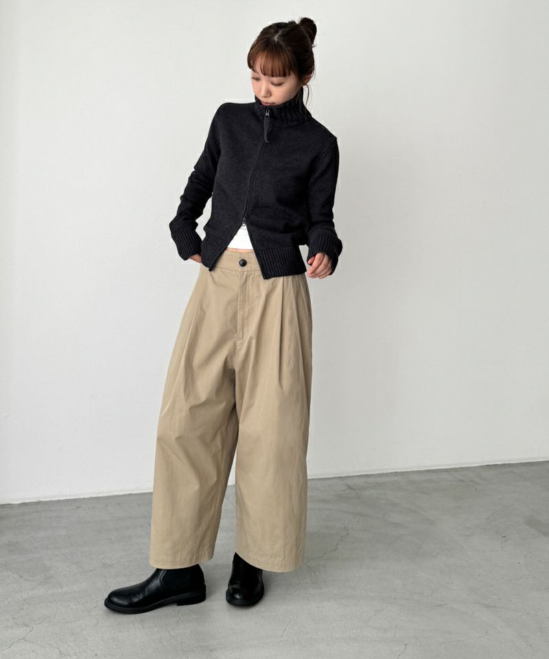 El marコットンクロップドパンツ | CANAL JEAN（キャナルジーン）公式