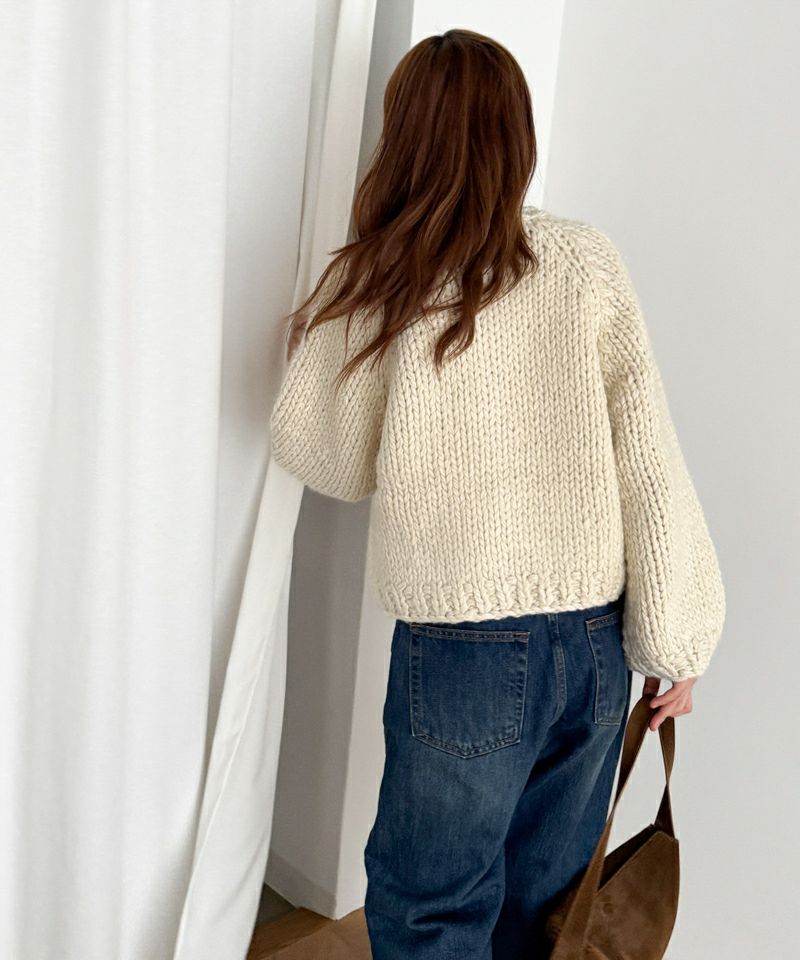 El marウール混ローゲージカーディガン | CANAL JEAN（キャナルジーン