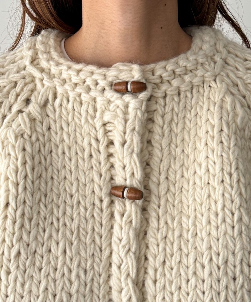 El marウール混ローゲージカーディガン | CANAL JEAN（キャナルジーン