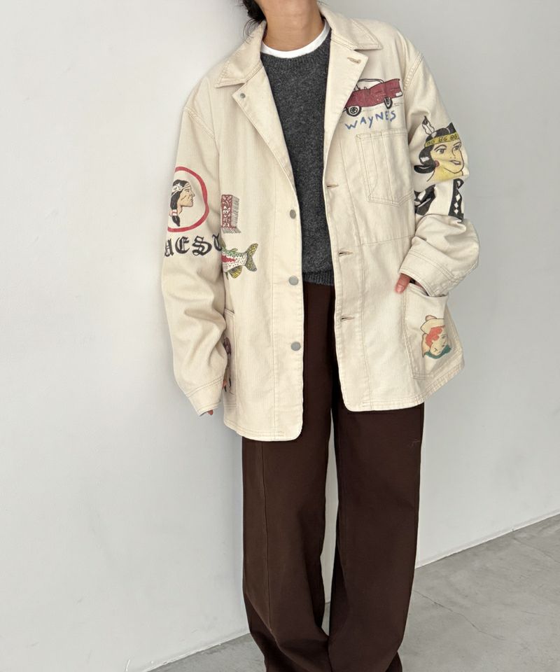 タイムセール40%OFF】WESTOVERALLSAYD×WO メモリアルカバーオール