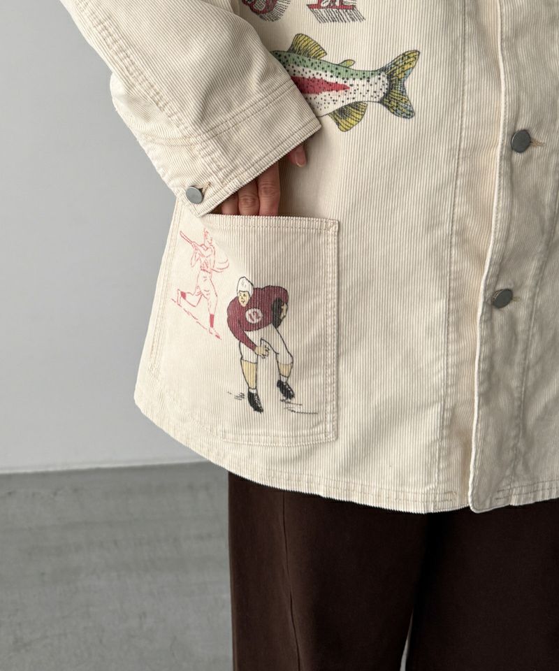 タイムセール40%OFF】WESTOVERALLSAYD×WO メモリアルカバーオール