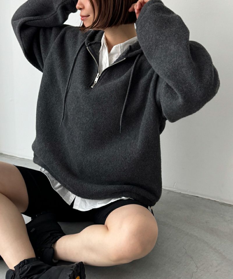 El marフリースハーフジップパーカー | CANAL JEAN（キャナルジーン