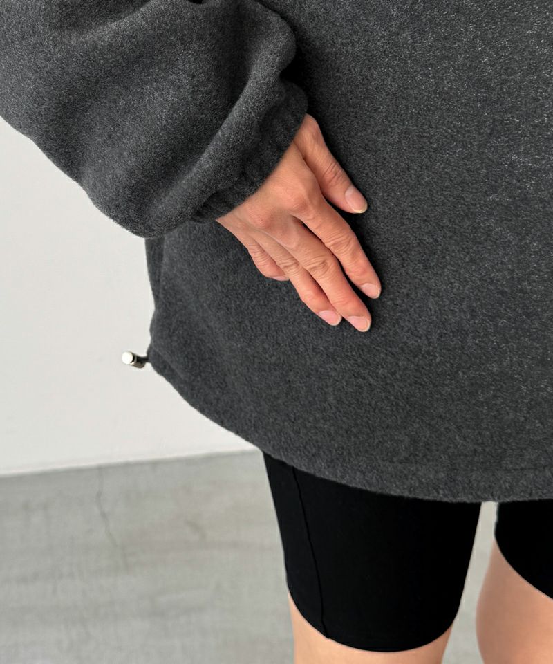 キャナルジーン　CANAL JEAN El mar フリースハーフジップパーカー タイムセール30%OFF】El marフリースハーフジップパーカー | CANAL